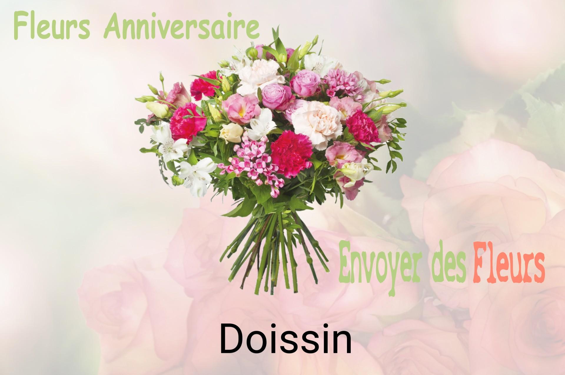 Bouquet de fleurs d’anniversaire livré à Doissin
