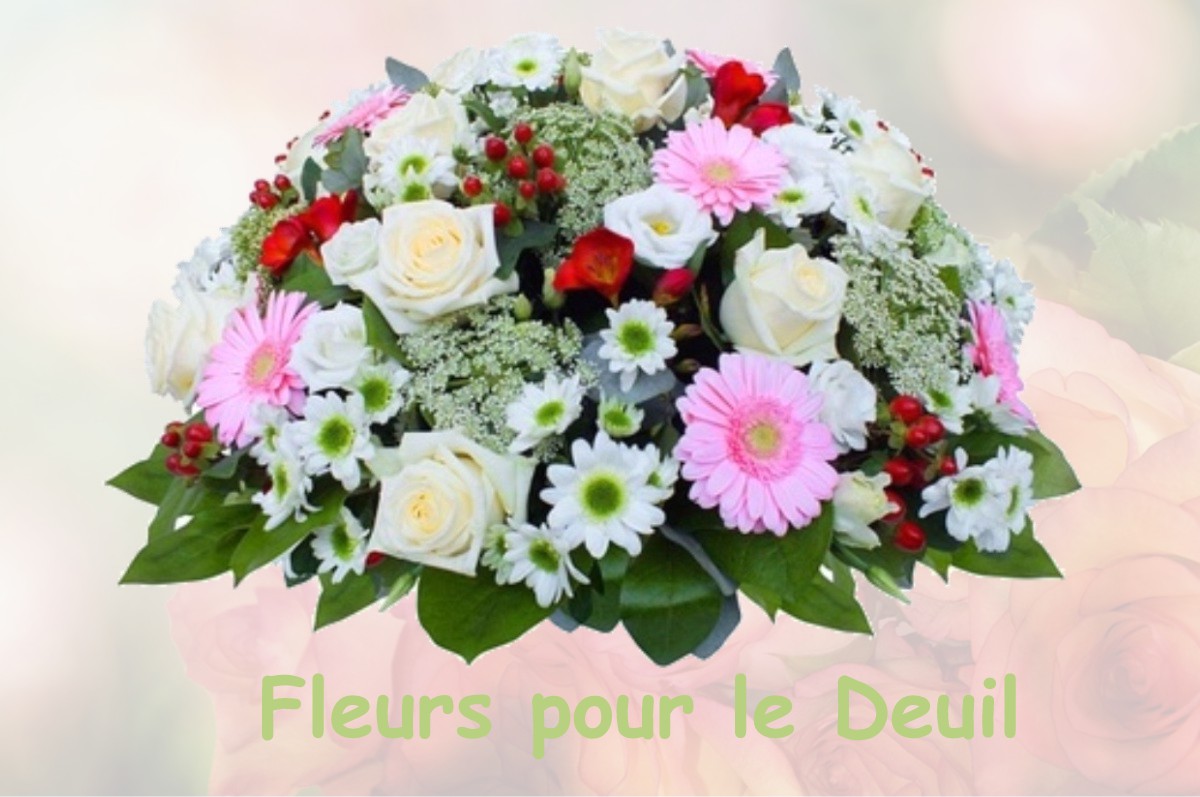 fleurs deuil DOISSIN